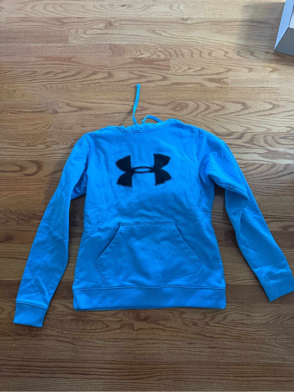 Under Armour Turquoise Hooded Sweatshirt with Black Lining